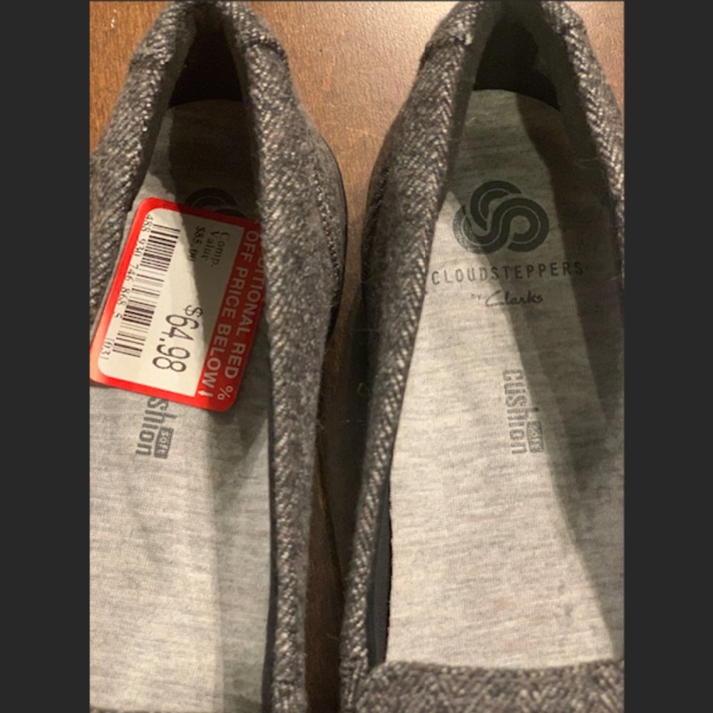 Cloudsteppers by Clarks Charcoal Loafers - Picture 9 of 12